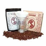 Hario Gotero de café de plástico V60, tamaño 02, transparente